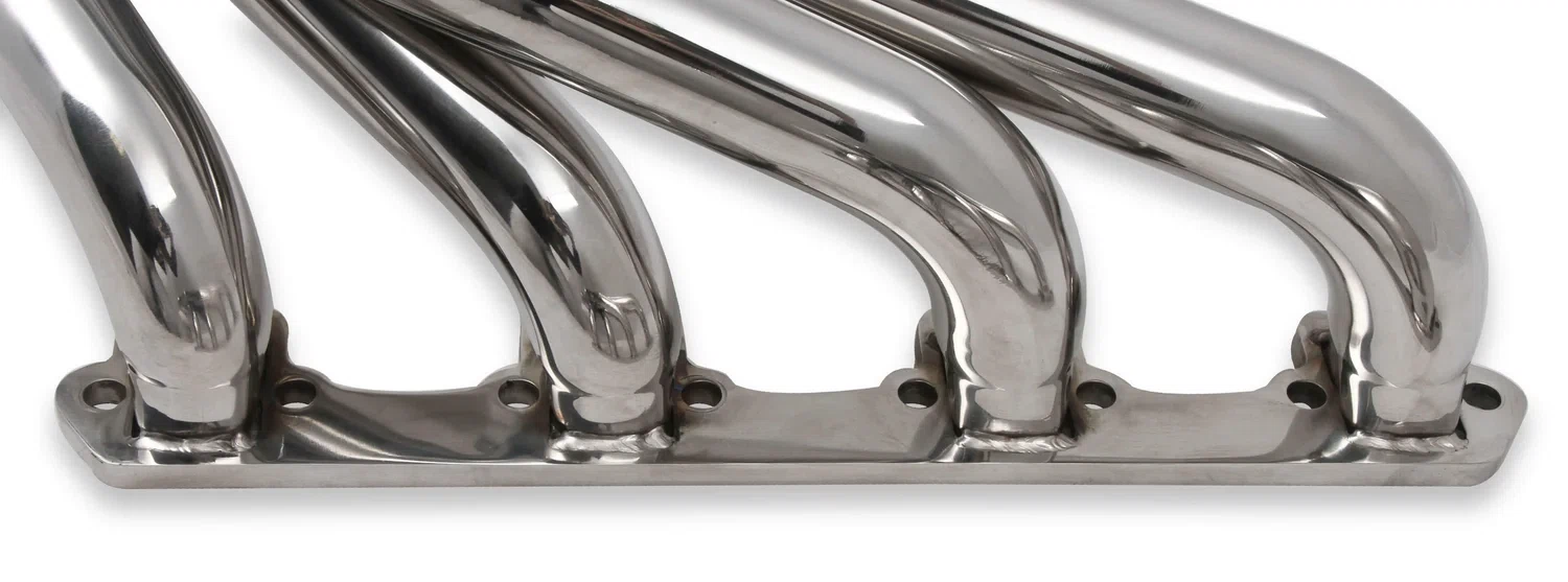 Flowtech Small Block Ford Turbo Headers - Polished 304 Stainless Steel 12165FLT