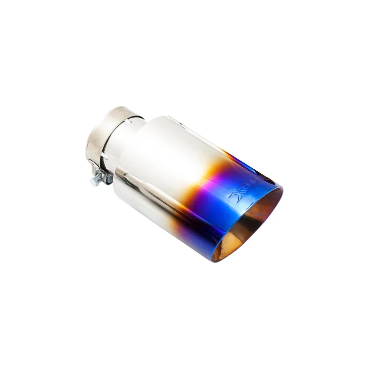 Ford Bronco Blue Round Angle Cut Tip (fit Xforce catback only) ESFB21BLUTIP