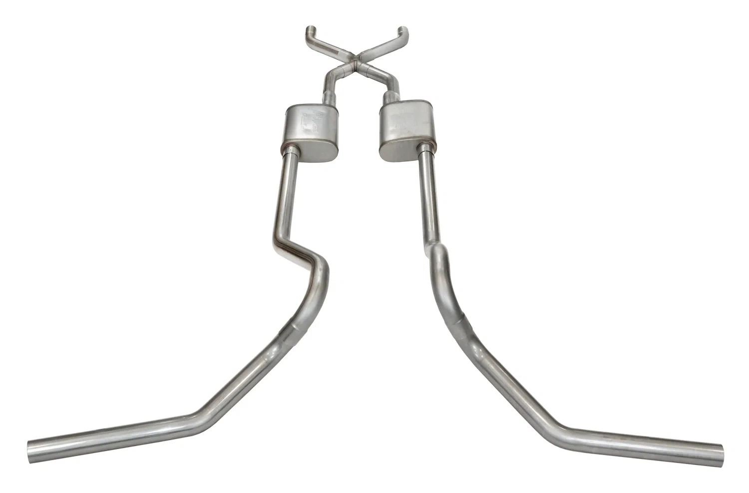 Ford Crossmember Back Exhaust For 65-76 F-100_F-150 No Muffler Pypes Exhaust