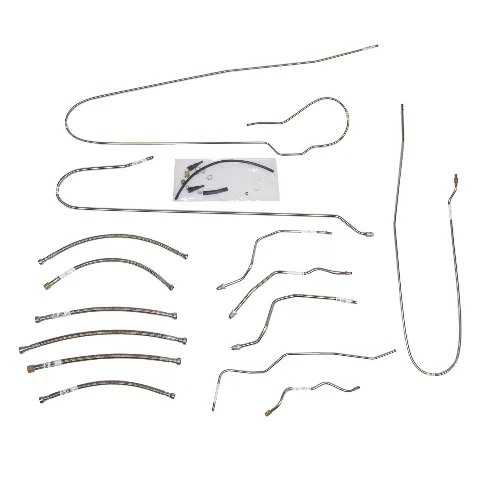 Fuel Line Kit Ext Cab_Short Bed V8 Stainless for 96-98 GMC 1500 TGL9605SS