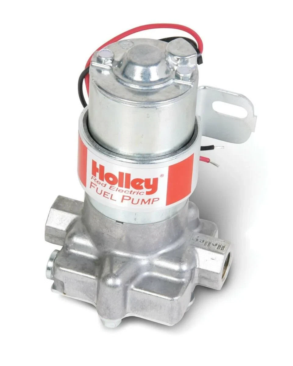 Holley 12-801-1 Red Rotor Vane Electric Fuel Pump 97 gph 7 psi 3_8 NPT In_Out
