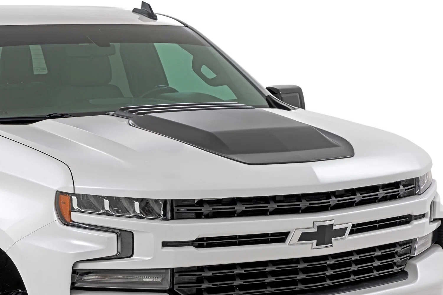 Hood Scoop - GNO Slate Gray - Chevy Silverado 1500 2WD_4WD (2019-2025 & Classic)