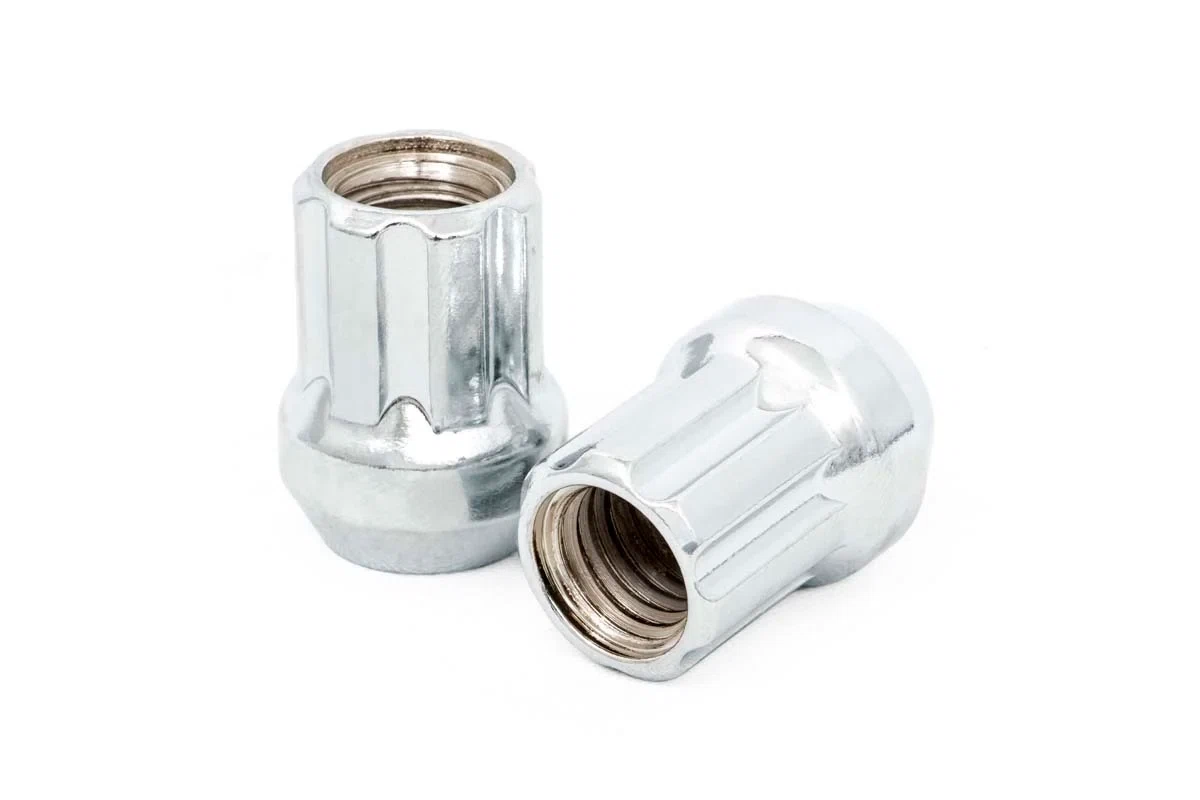 Lug Nut Set; 9_16x18; 32 Qty; Chrome; Open End 9161832CHOE