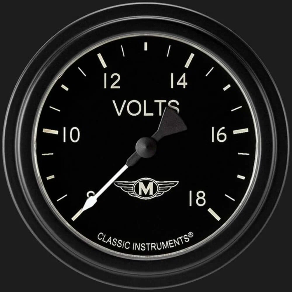 Moal Bomber 2 5_8_ Voltage Gauge MA330BLF