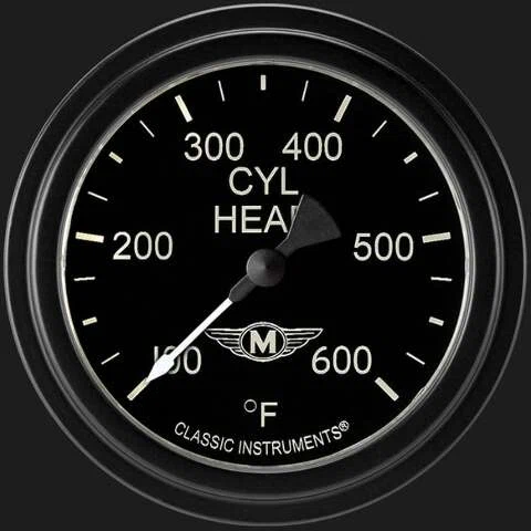 Moal Bomber 2 5_8_ Cylinder Head Temp. Gauge MA397BLF