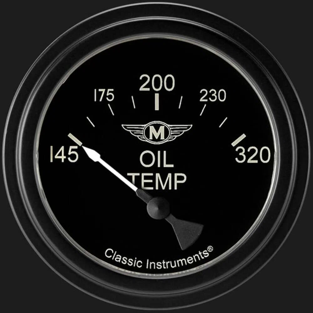 Moal Bomber 2 5_8_ Oil Temperature Gauge MA228BLF