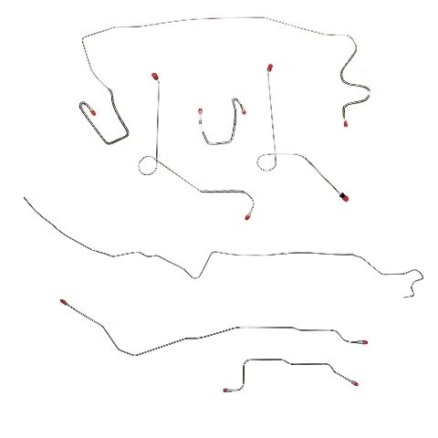 Mopar A Body Complete Brake Line Kit; Fine Lines-CBK0575SS