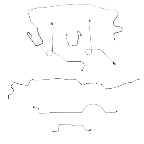 Mopar A Body Complete Brake Line Kit; Fine Lines-CBK0595SS