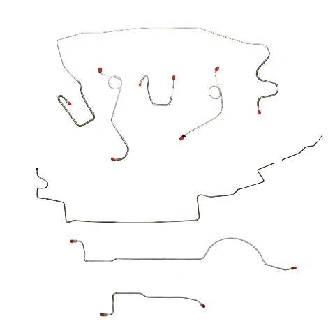 Mopar A Body Complete Brake Line Kit; Fine Lines-CBK0597SS