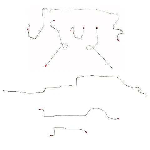 Mopar A Body Complete Brake Line Kit; Fine Lines-CBK0606SS