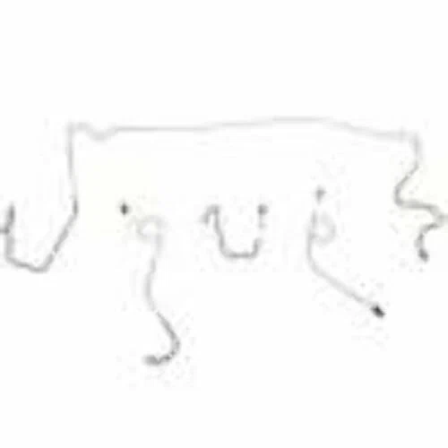 Mopar A Body Complete Brake Line Kit; Fine Lines-CBK0607SS