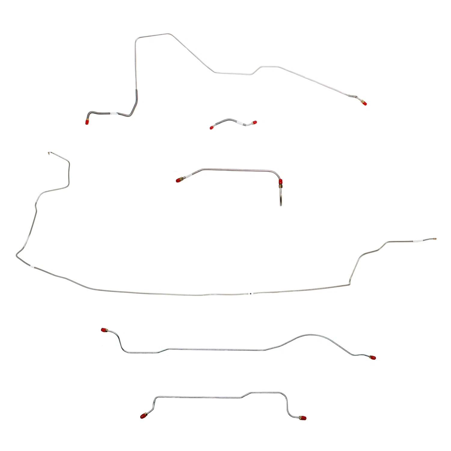 Mopar B Body Complete Brake Line Kit; Fine Lines-CBK0609SS