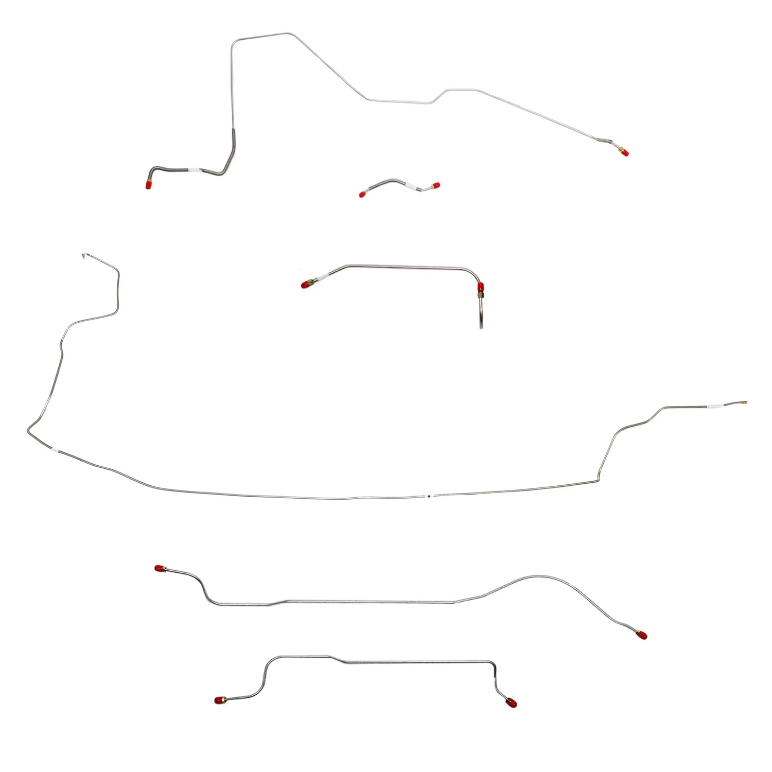 Mopar B Body Complete Brake Line Kit; Fine Lines-CBK0610SS