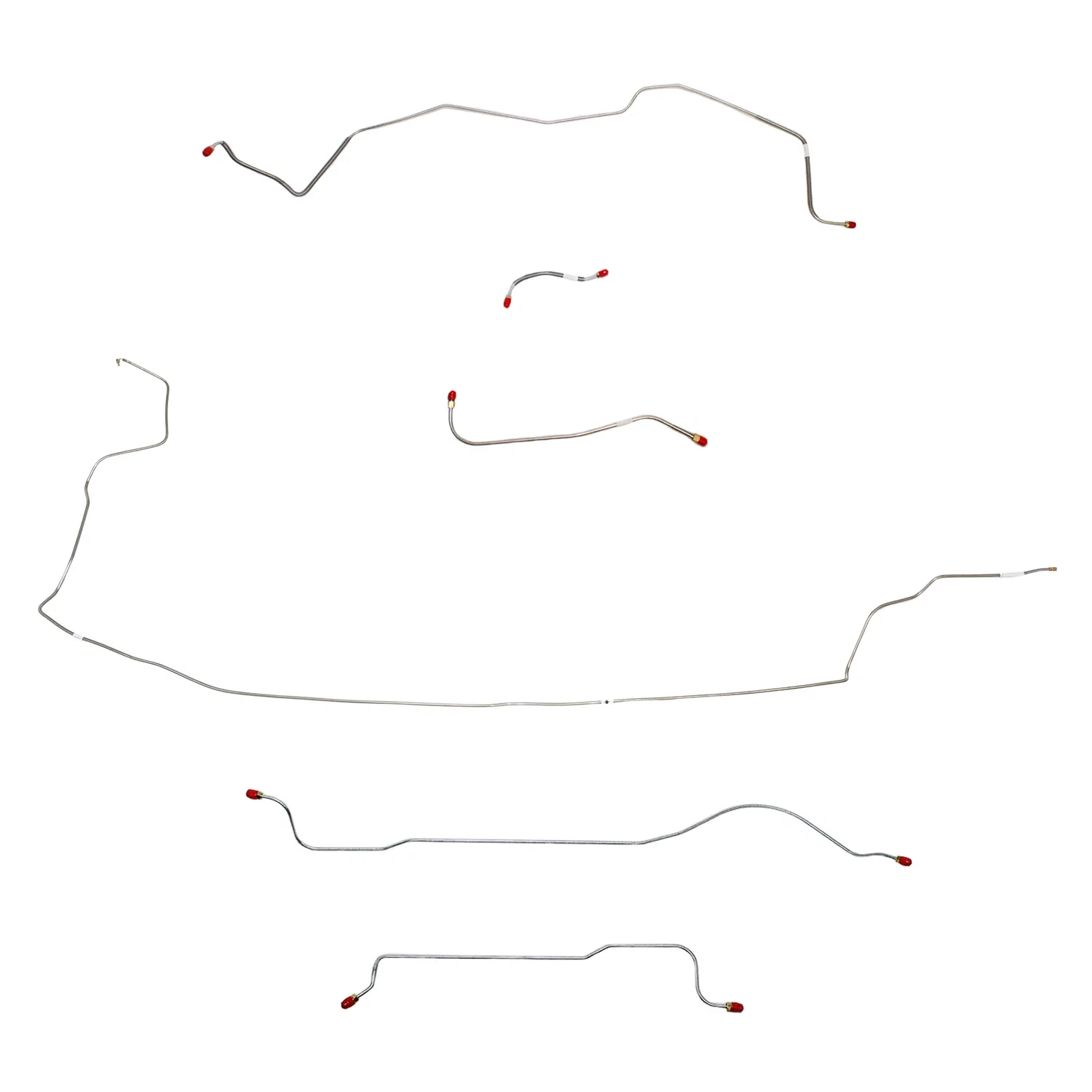 Mopar B Body Complete Brake Line Kit; Fine Lines-CBK0611SS