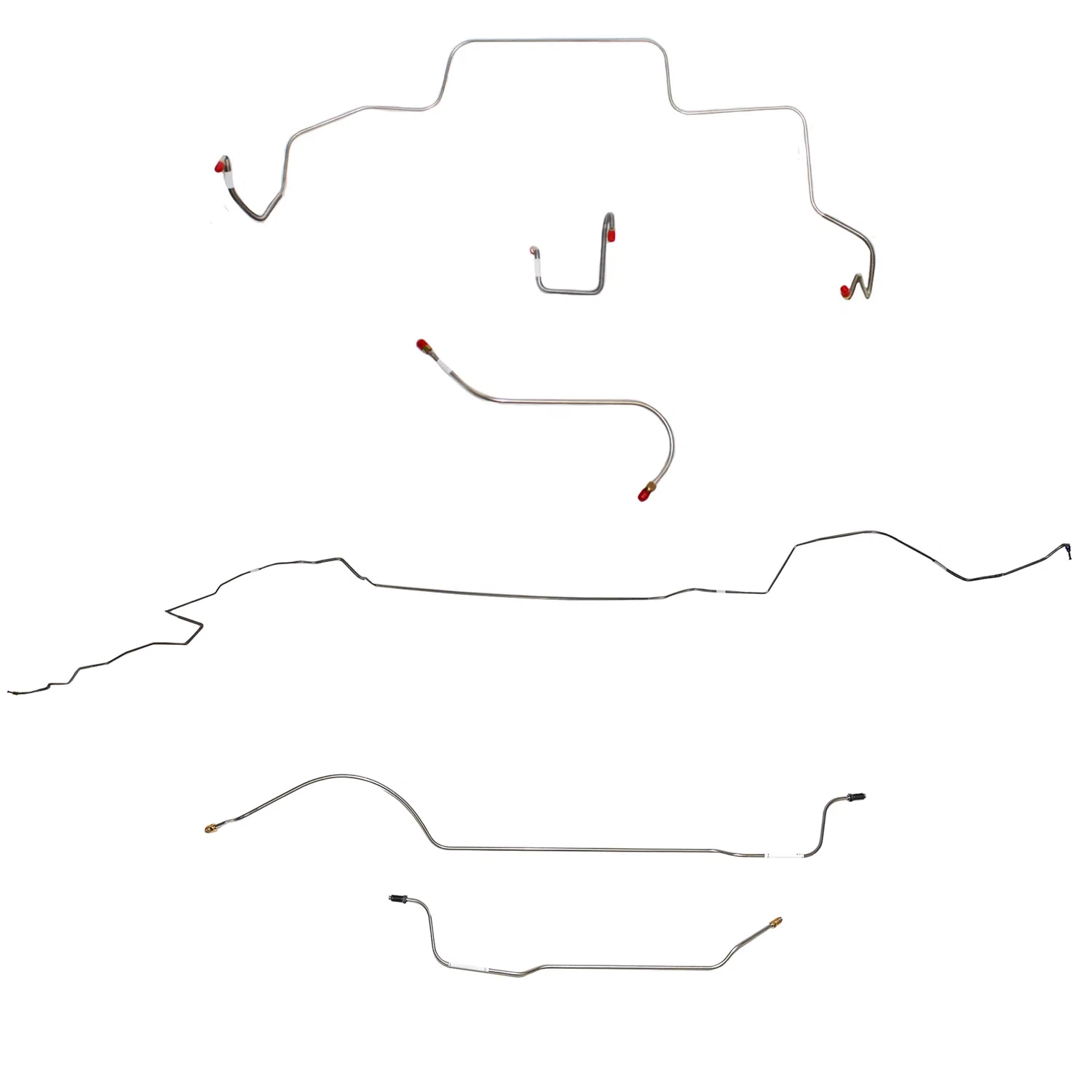 Mopar B Body Complete Brake Line Kit; Fine Lines-CBK0618SS