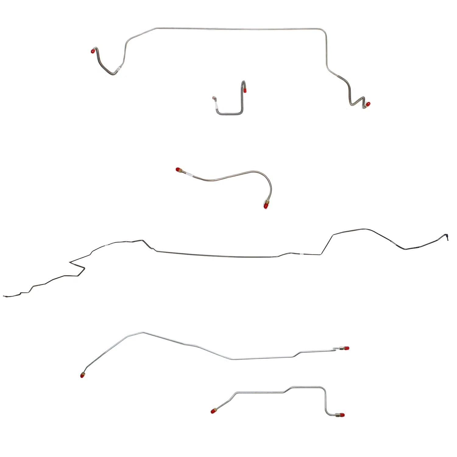 Mopar B Body Complete Brake Line Kit; Fine Lines-CBK0625SS