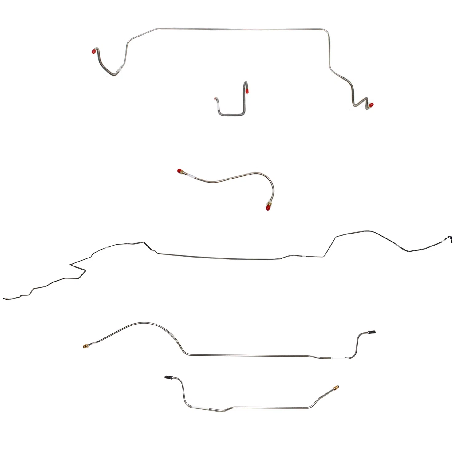 Mopar B Body Complete Brake Line Kit; Fine Lines-CBK0626SS