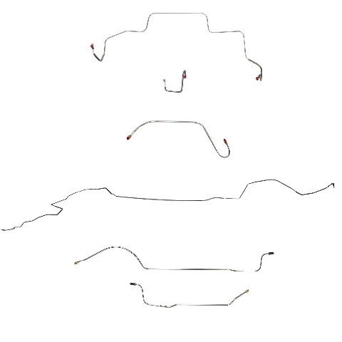Mopar B Body Complete Brake Line Kit; Fine Lines-CBK0634SS
