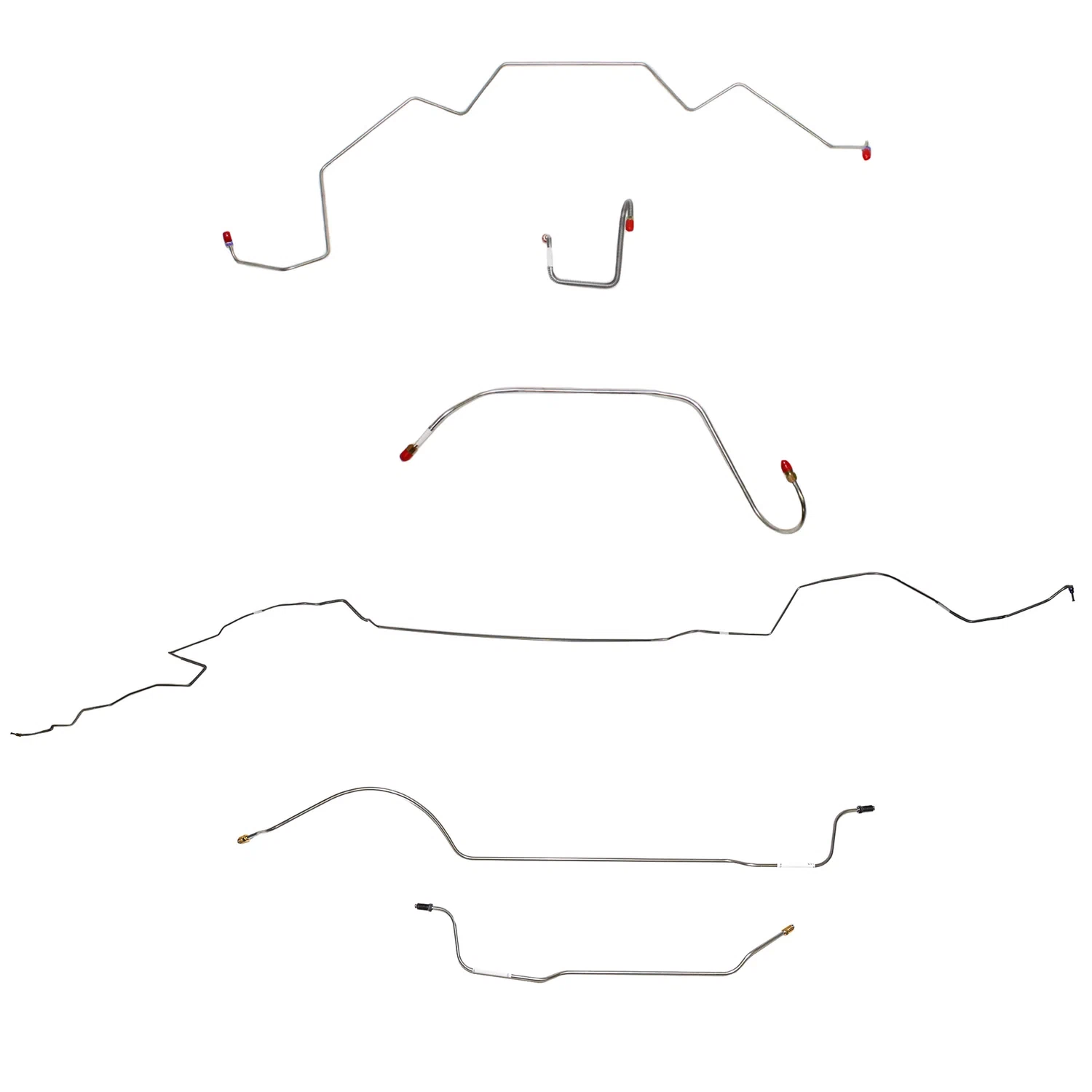 Mopar B Body Complete Brake Line Kit; Fine Lines-CBK0638SS