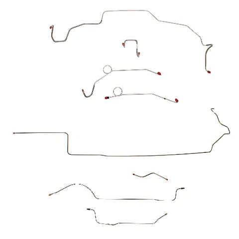 Mopar B Body Complete Brake Line Kit; Fine Lines-CBK0652SS