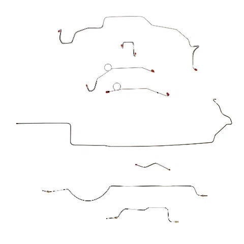 Mopar B Body Complete Brake Line Kit; Fine Lines-CBK0655SS