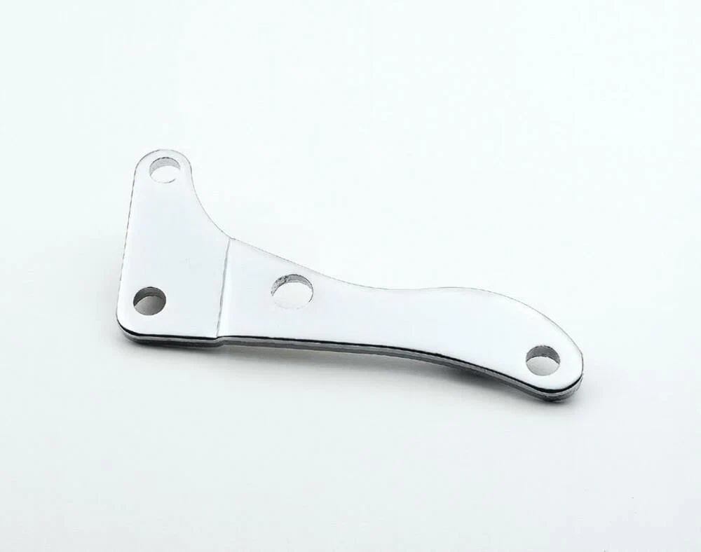 Mr. Gasket Alternator Bracket - Lower - Chrome - 4954