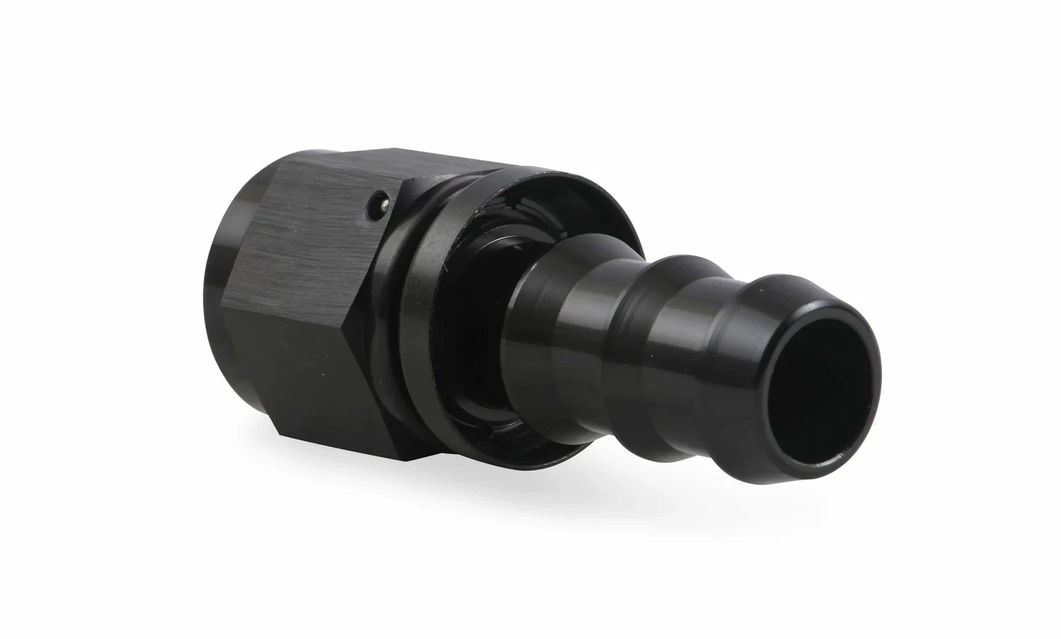 Mr. Gasket -10 AN Straight Push-On Hose Ends - Black - 200110-BL