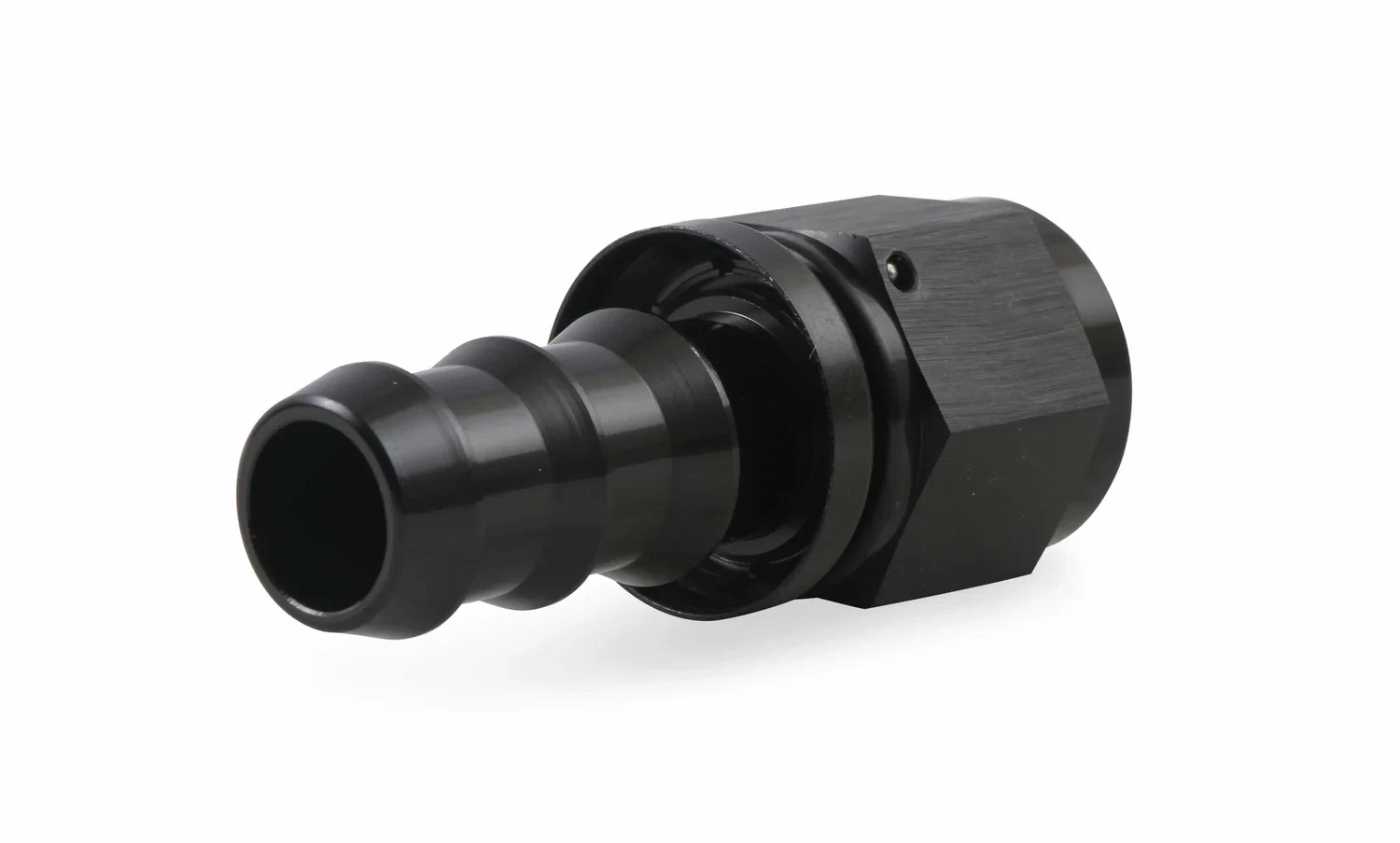 Mr. Gasket -10 AN Straight Push-On Hose Ends - Black - 200110-BL