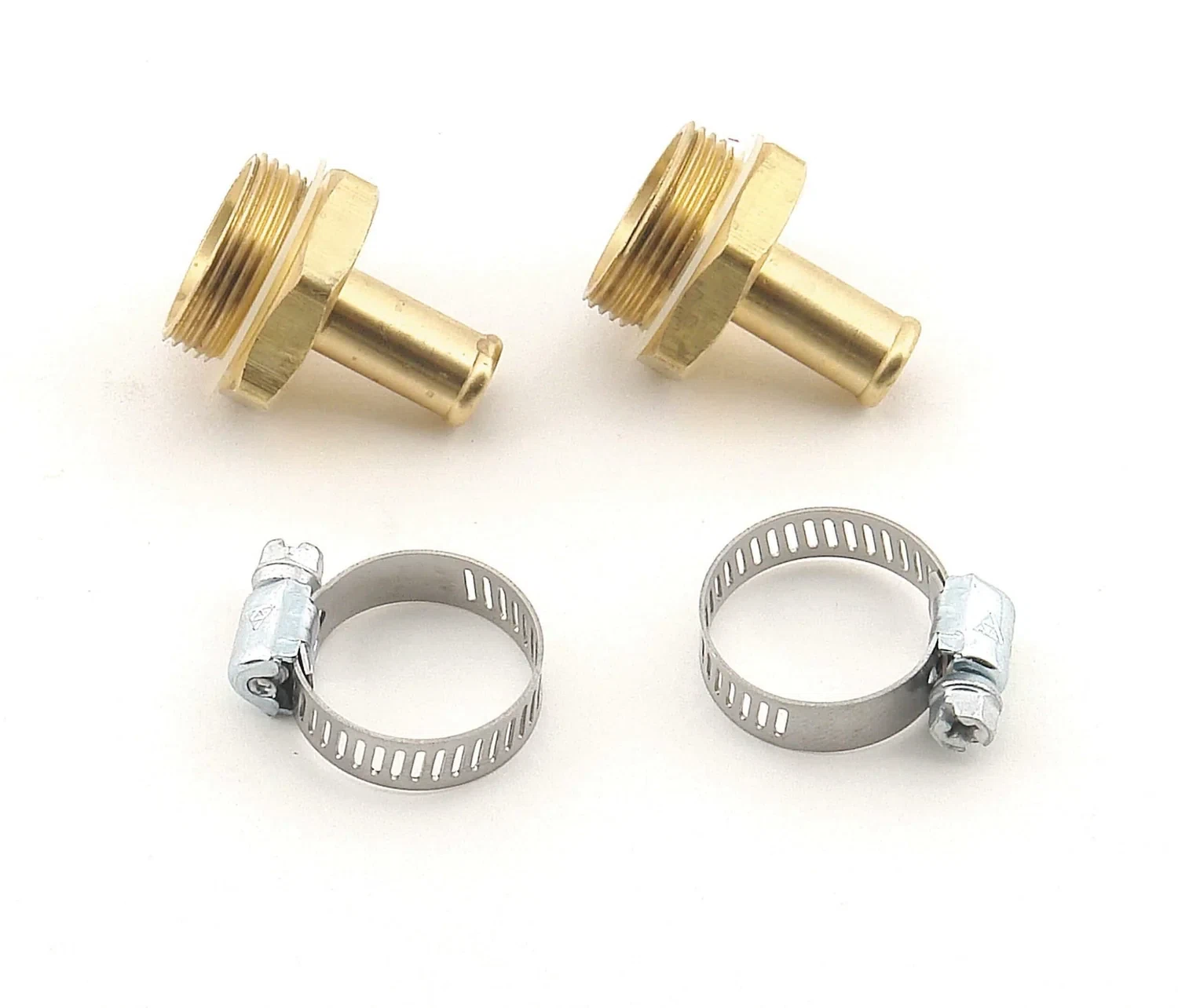 Mr. Gasket Carburetor Inlet Fittings 7_8-20 Male To 3_8 InchHose Barb Brass 1543