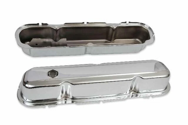 Mr. Gasket Chrome Tall-Style Valve Covers - 9806
