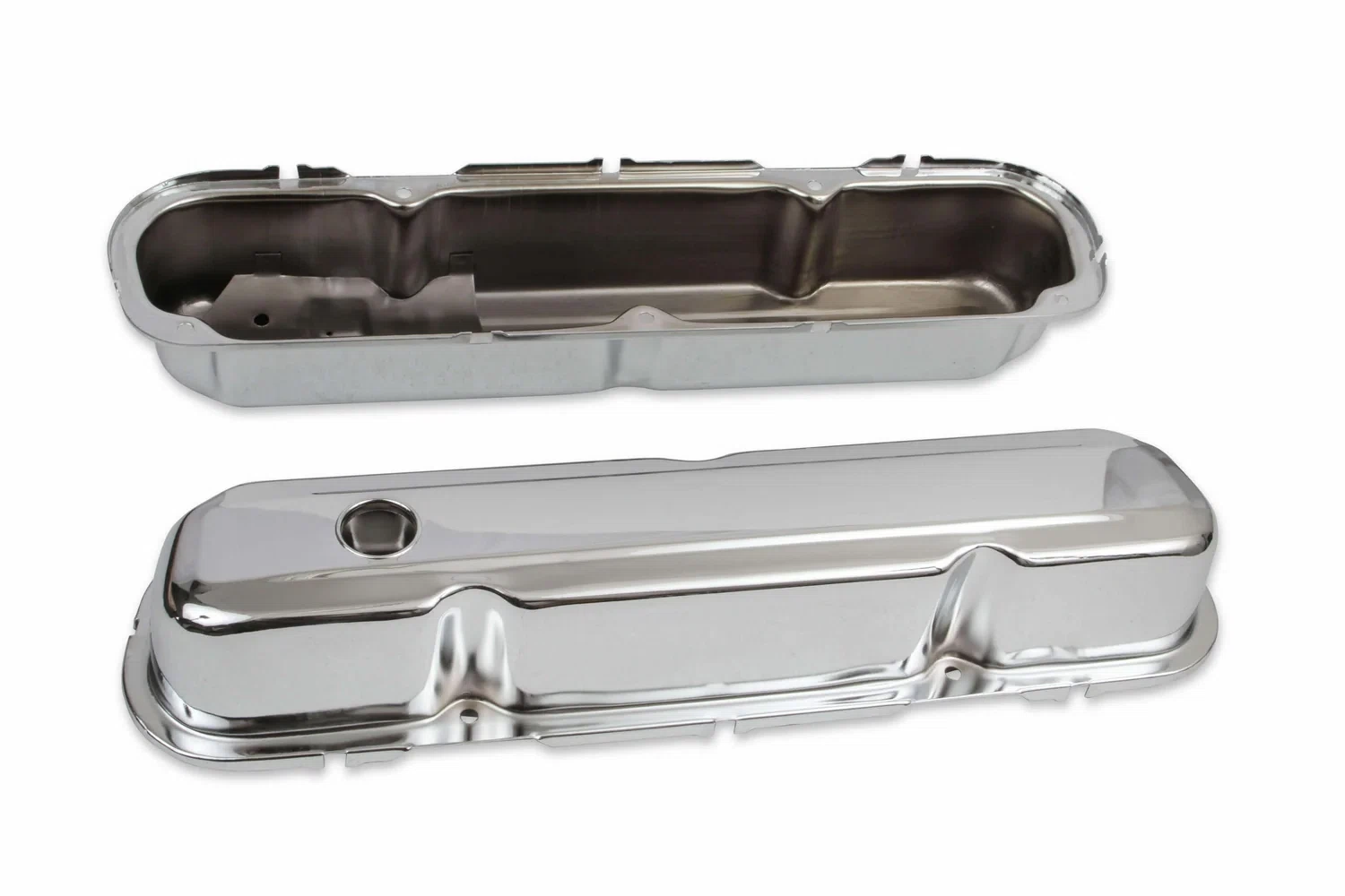 Mr. Gasket Chrome Tall-Style Valve Covers - 9806