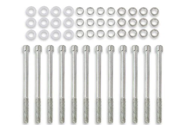 Mr. Gasket Fabricated Aluminum Valve Covers - Silver - 6843G