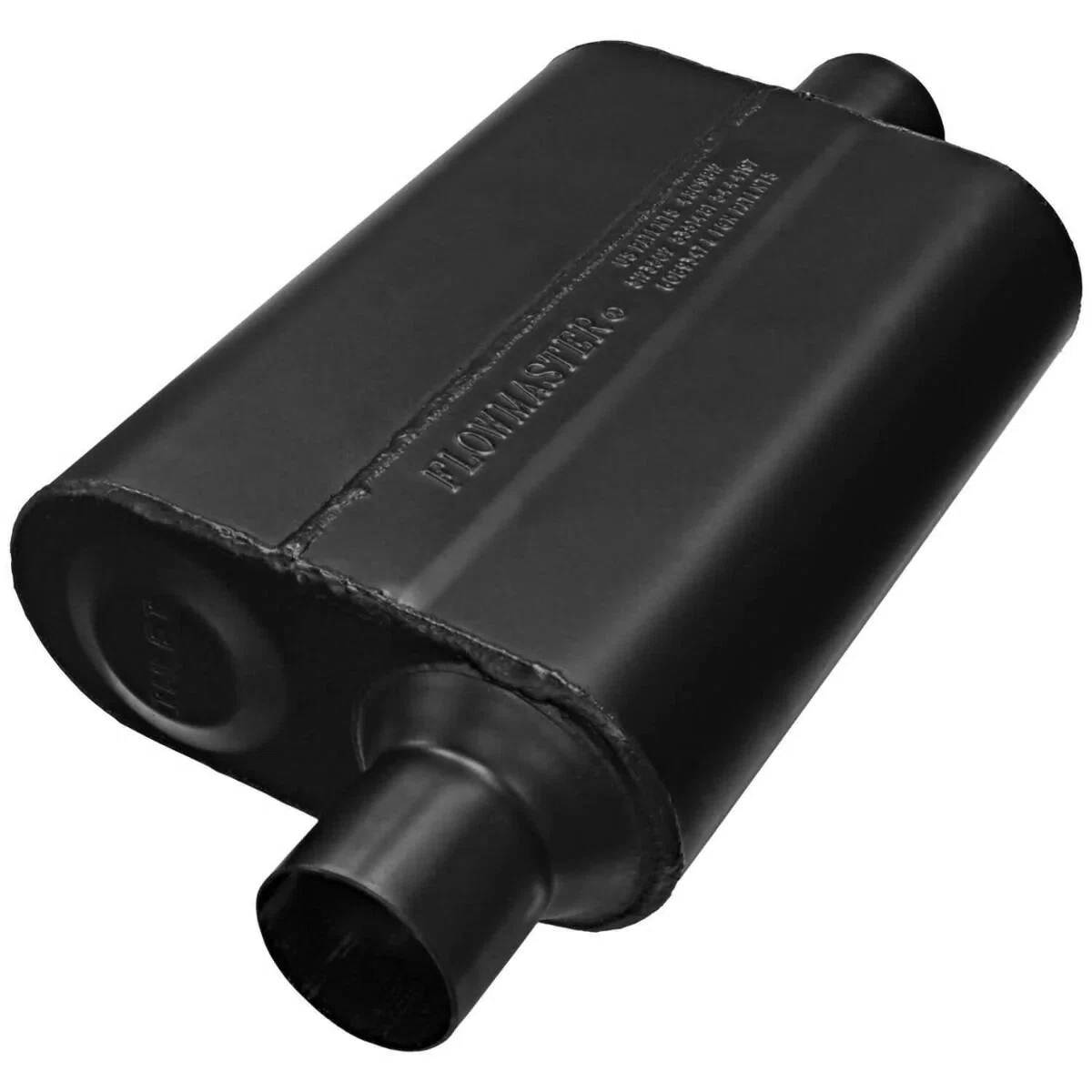 Muffler Super 44_ Series 2.25_ Offset In_2.25_ Center Out Aggressive