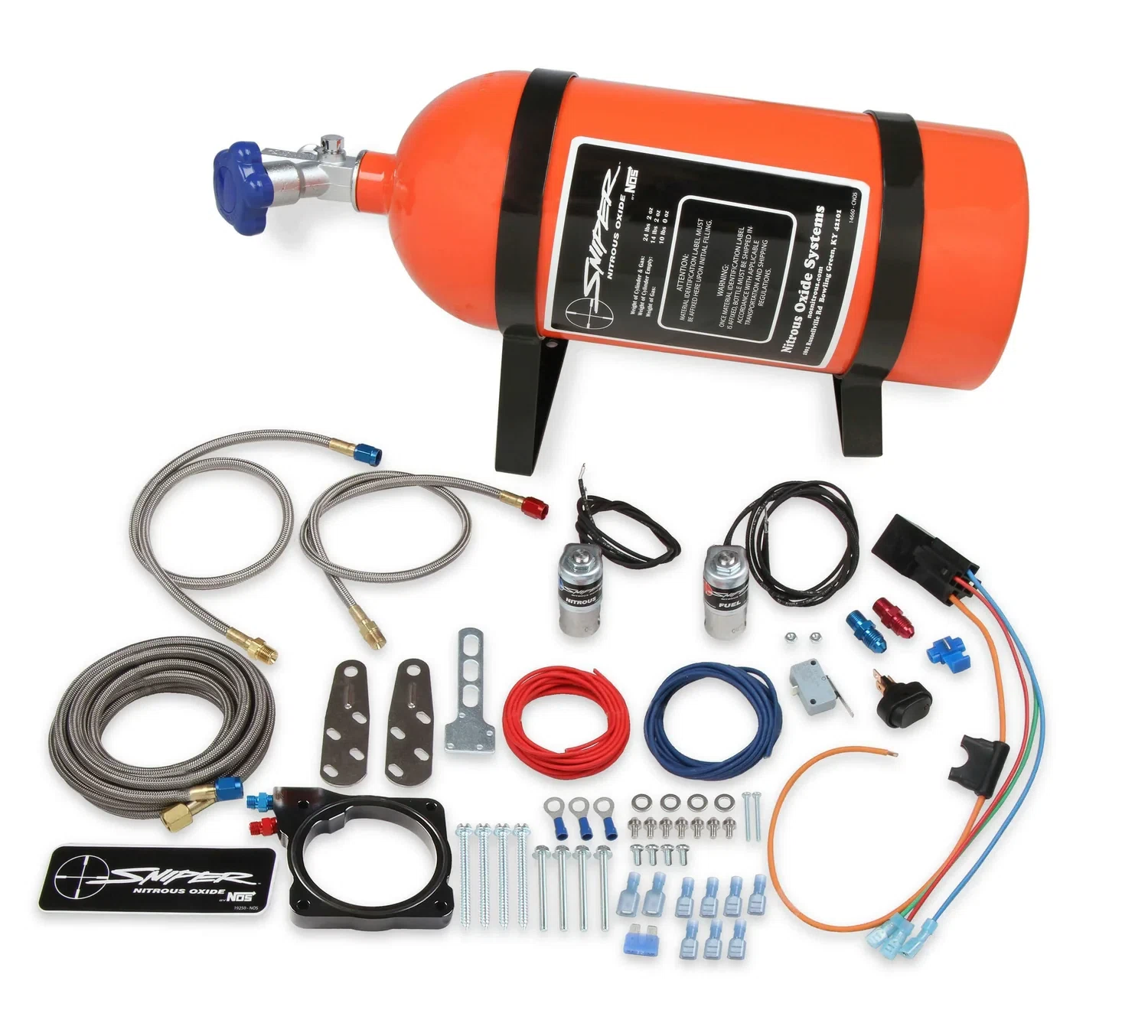 NOS 07167NOS Sniper Wet EFI Nitrous Plate Kit