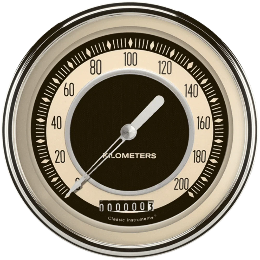 Nostalgia VT 4 5_8_ Speedometer NT58SLC