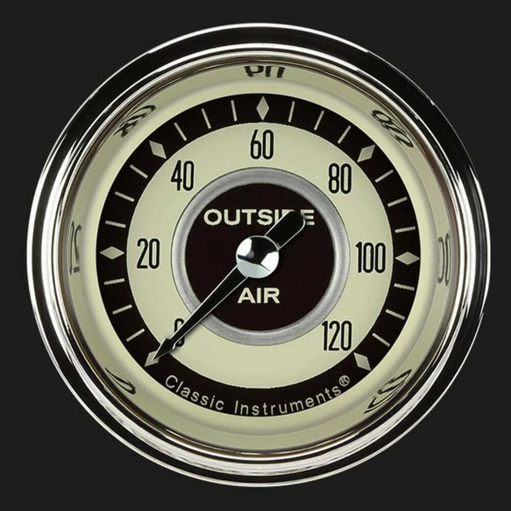 Nostalgia VT 2 1_8_ Outside Air Temp. Gauge NT199SHC