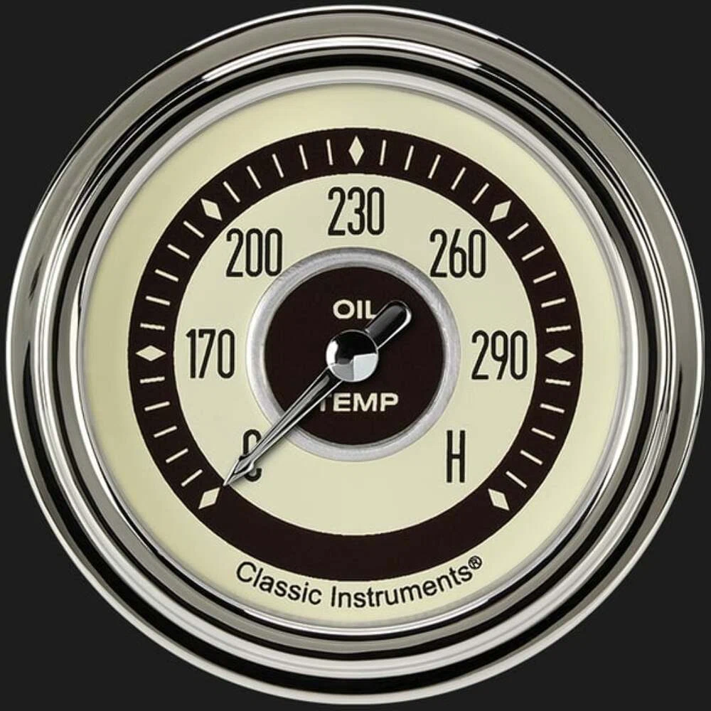 Nostalgia VT 2 5_8_ Oil Temperature Gauge NT328SLC
