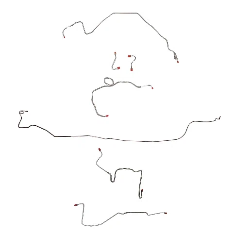 Pontiac Complete Brake Line Kit; Fine Lines-CBK0506SS