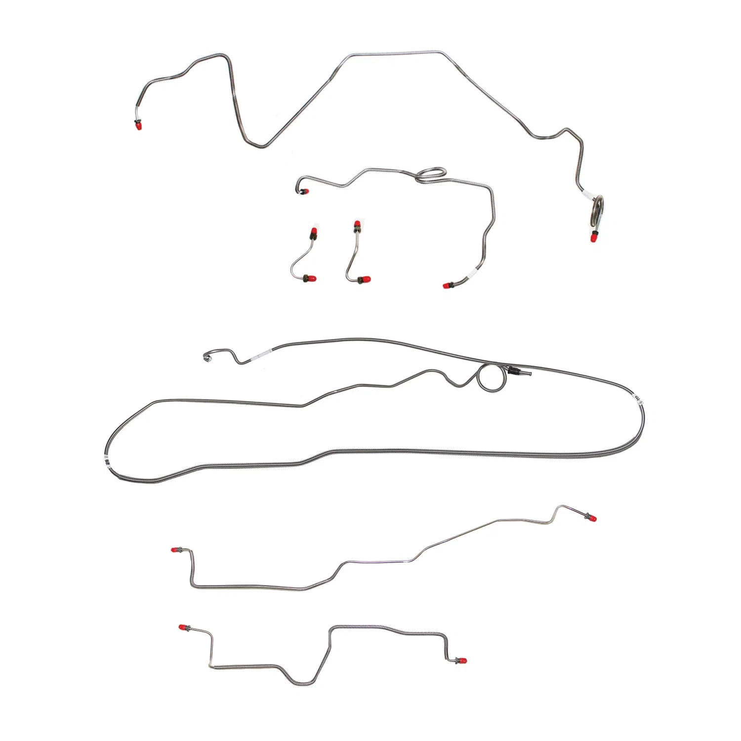 Pontiac Complete Brake Line Kit; Fine Lines-CBK0514SS