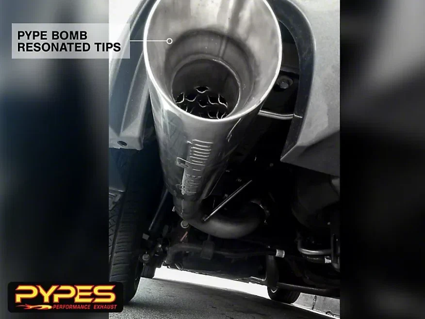 Pype Bomb Series Axle Back Exhaust System 11-14 Mustang V6