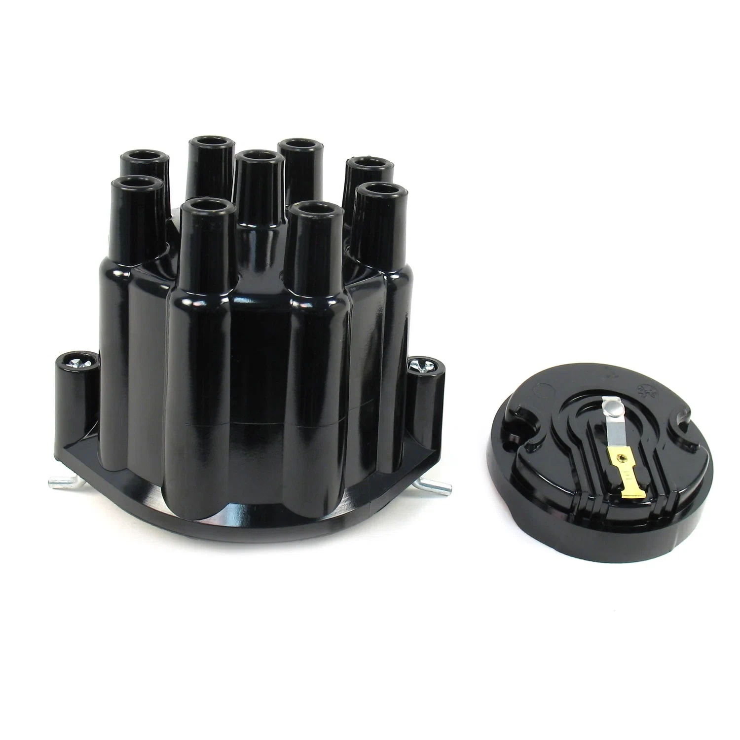 Replacement Cap And Rotor Kit for Chevy Distributor Black PerTronix