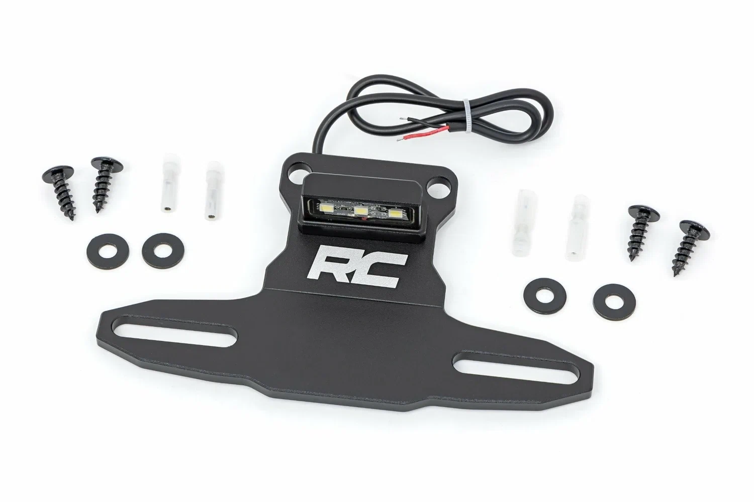 Rough Country _ Universal License Plate Bracket _ LED Lighted