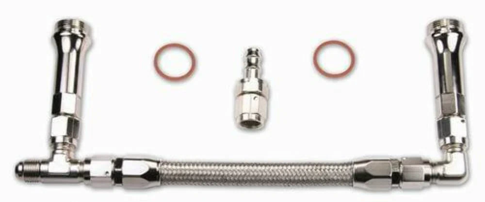 SS Fuel Line #8AN Silver - 34-8000SSQFT