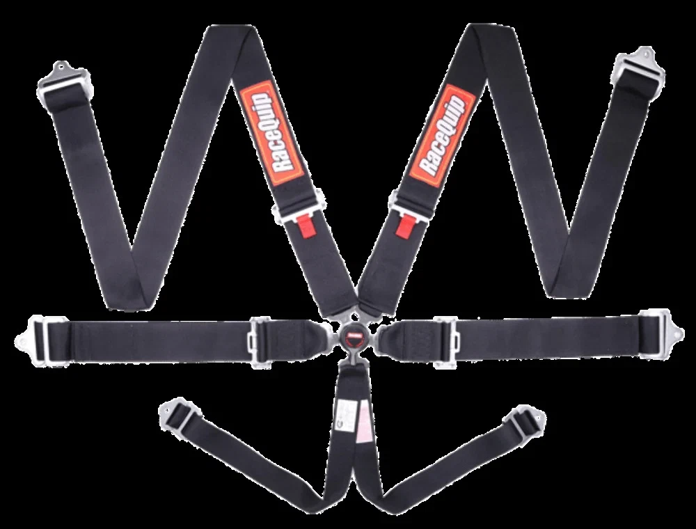 Sfi Camlock 6Pt Pd Lap Seat Belts Blk - 743003RQP
