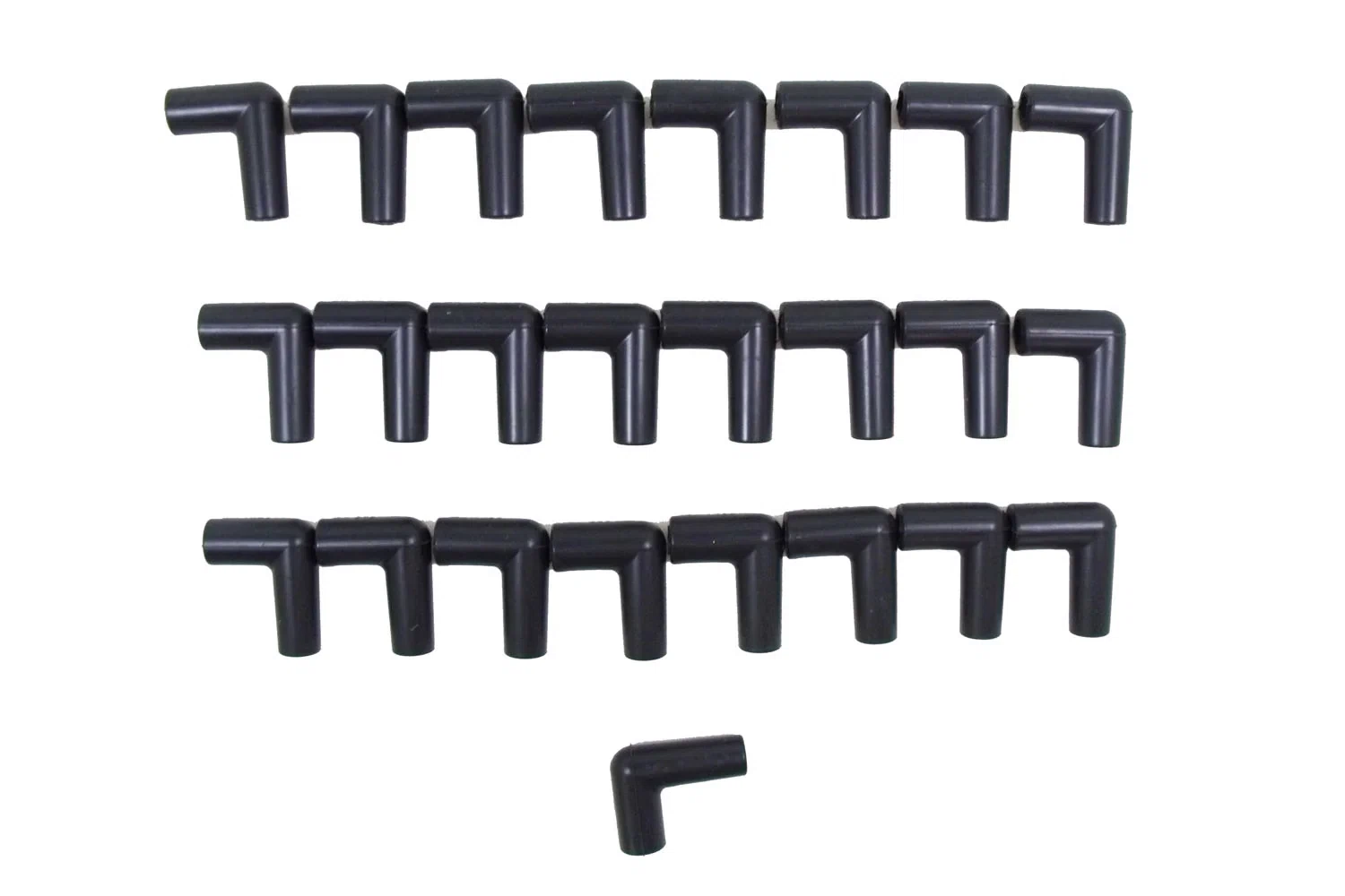 Spark Plug Wire Connector 7 - 10.4mm 90_ 25 Black 46201