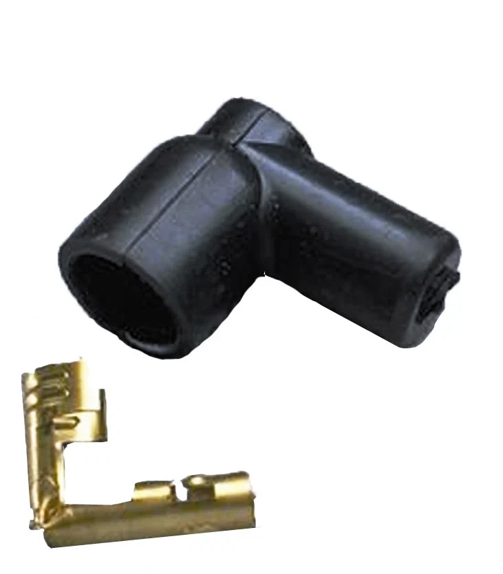 Spark Plug Wire Connector 8 - 10.4mm 90_ 1 Black 46056