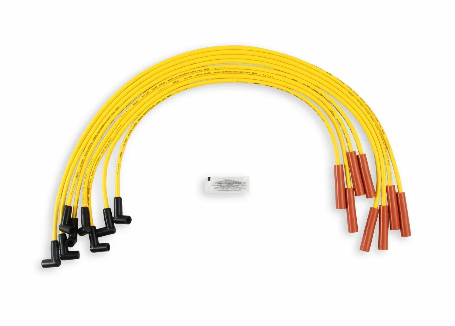 Spark Plug Wire Set - Super Stock Graphite Core 8mm -Chevy _ GMC 454-Yellow-4071