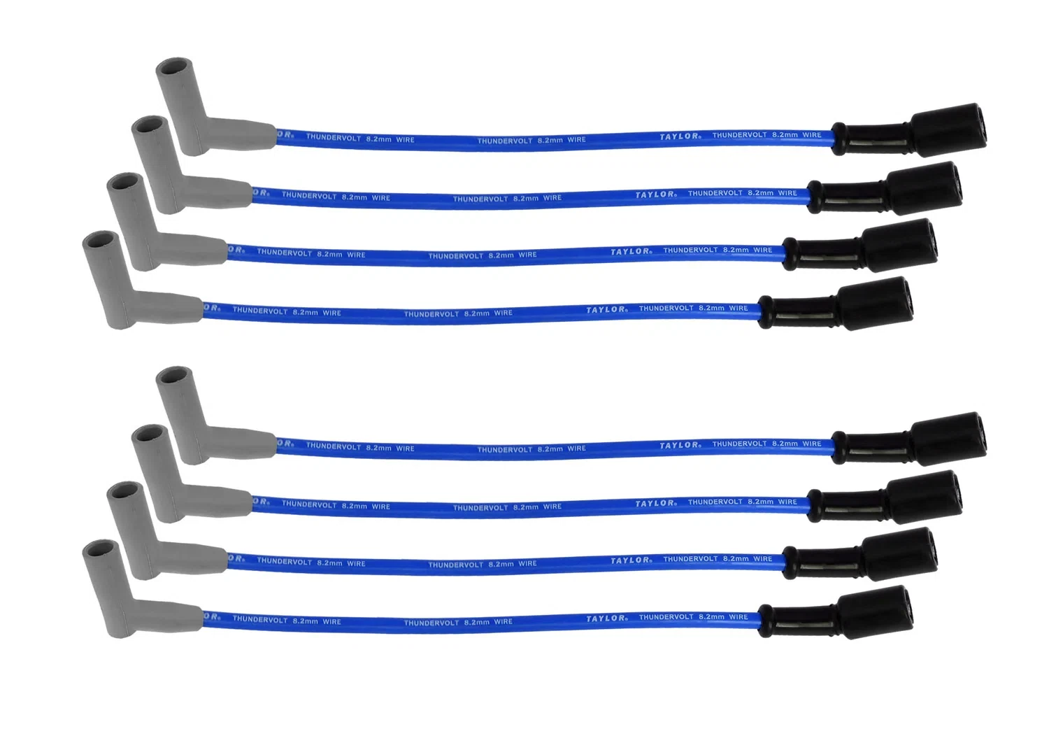 Spark Plug Wire Set Universal 8.2mm Silicone Thundervolt 135_ 40 ohm_ft 86646