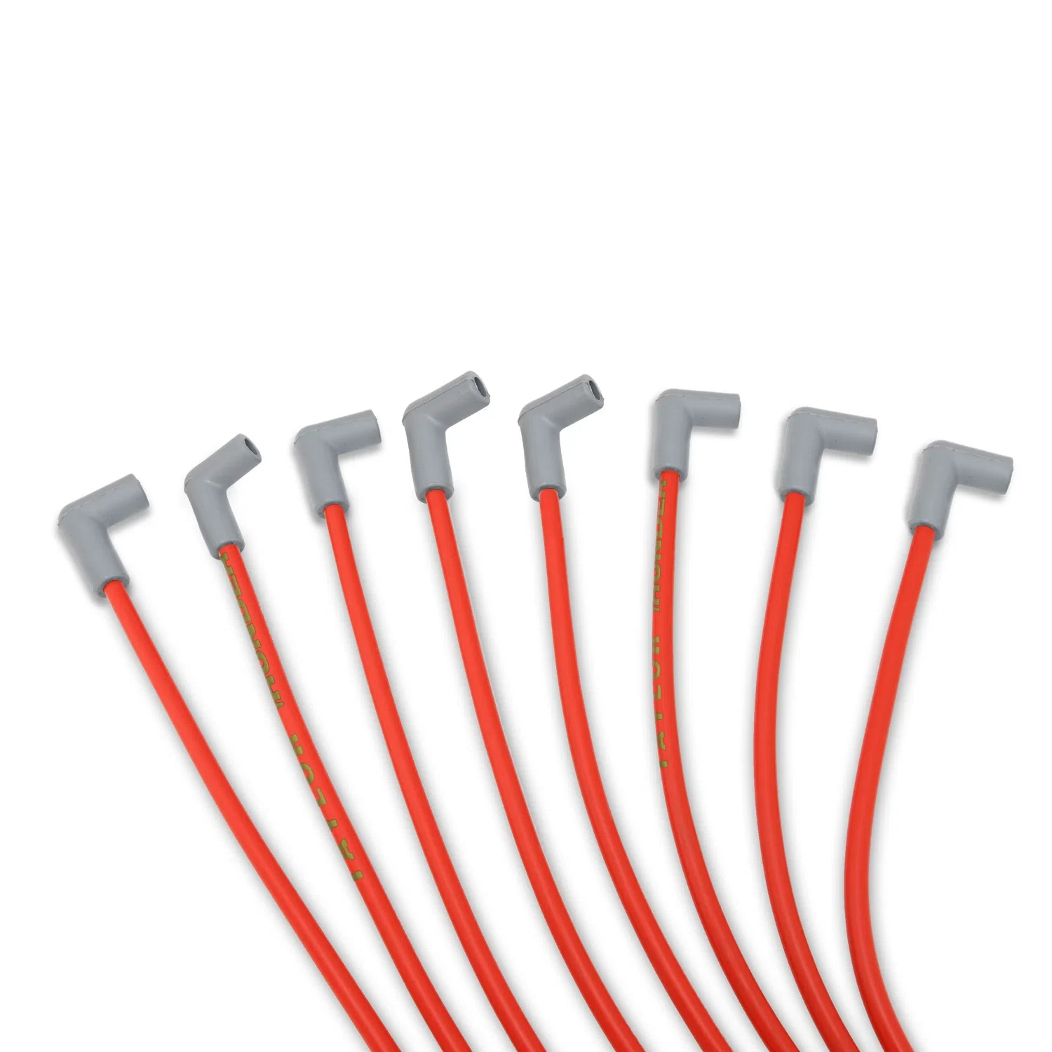 Spark Plug Wire Set Universal 8.2mm Silicone Thundervolt 40 ohm_ft Red 86230