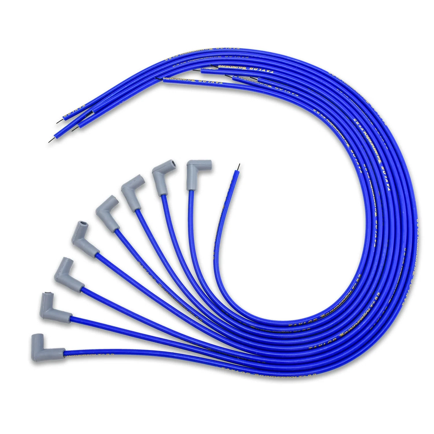 Spark Plug Wire Set Universal 8.2mm Silicone Thundervolt 90_ 40 ohm_ft 83651